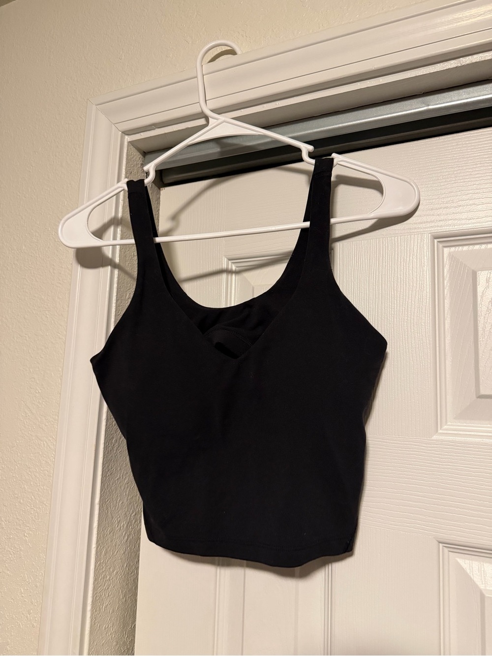 Lululemon Athletica Black Cropped Tank